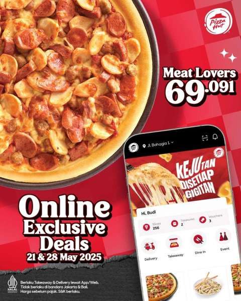Promo Pizza Hut Bulan Mei 2025 Setiap Hari Rabu