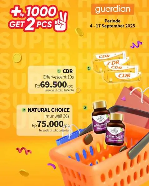 Promo Guardian Super Hemat Periode 4-17 September 2025