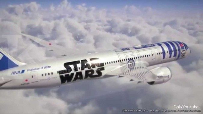 Pesawat Star Wars akan singgah di Changi