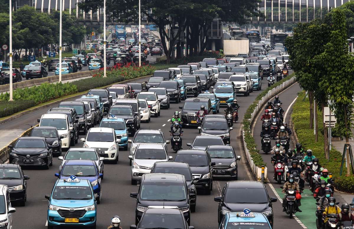 Lalu Lintas Jakarta Kembali Padat Pascalibur Lebaran