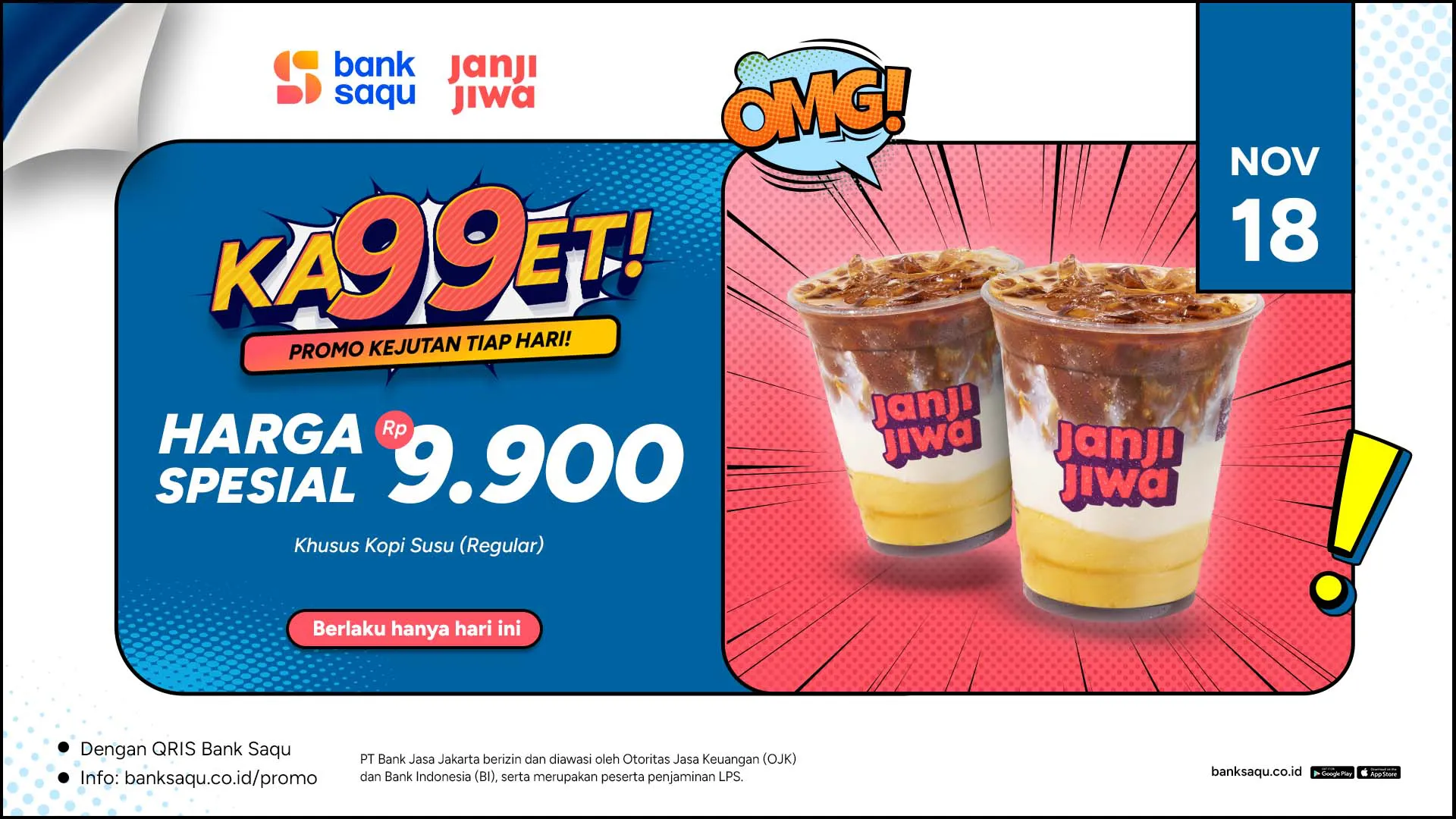 Promo Janji Jiwa x Bank Saqu