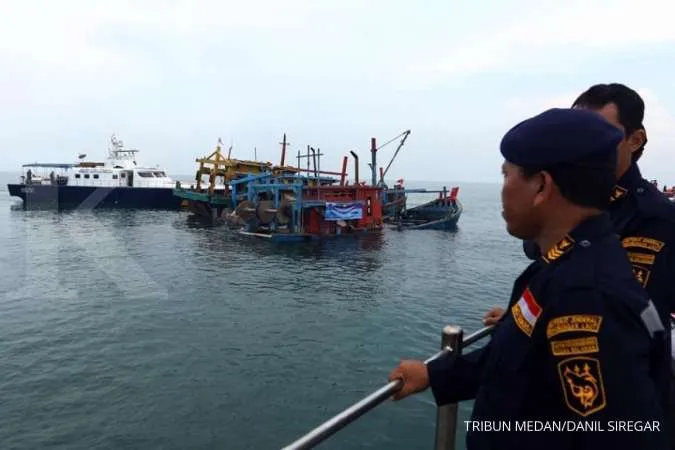 Police deploy biggest patrol boat to curb illegal fishing in Natuna