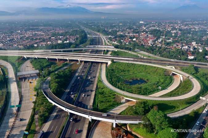 Sebanyak 55.000 kendaraan masuk ke Jakarta lewat jalan tol Jasa Marga di H+2 lebaran