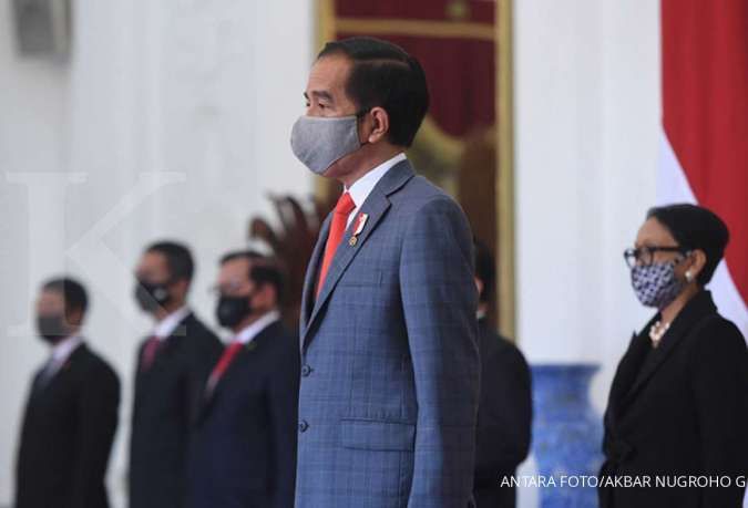 Jokowi terima surat kepercayaan dari 7 dubes negara sahabat