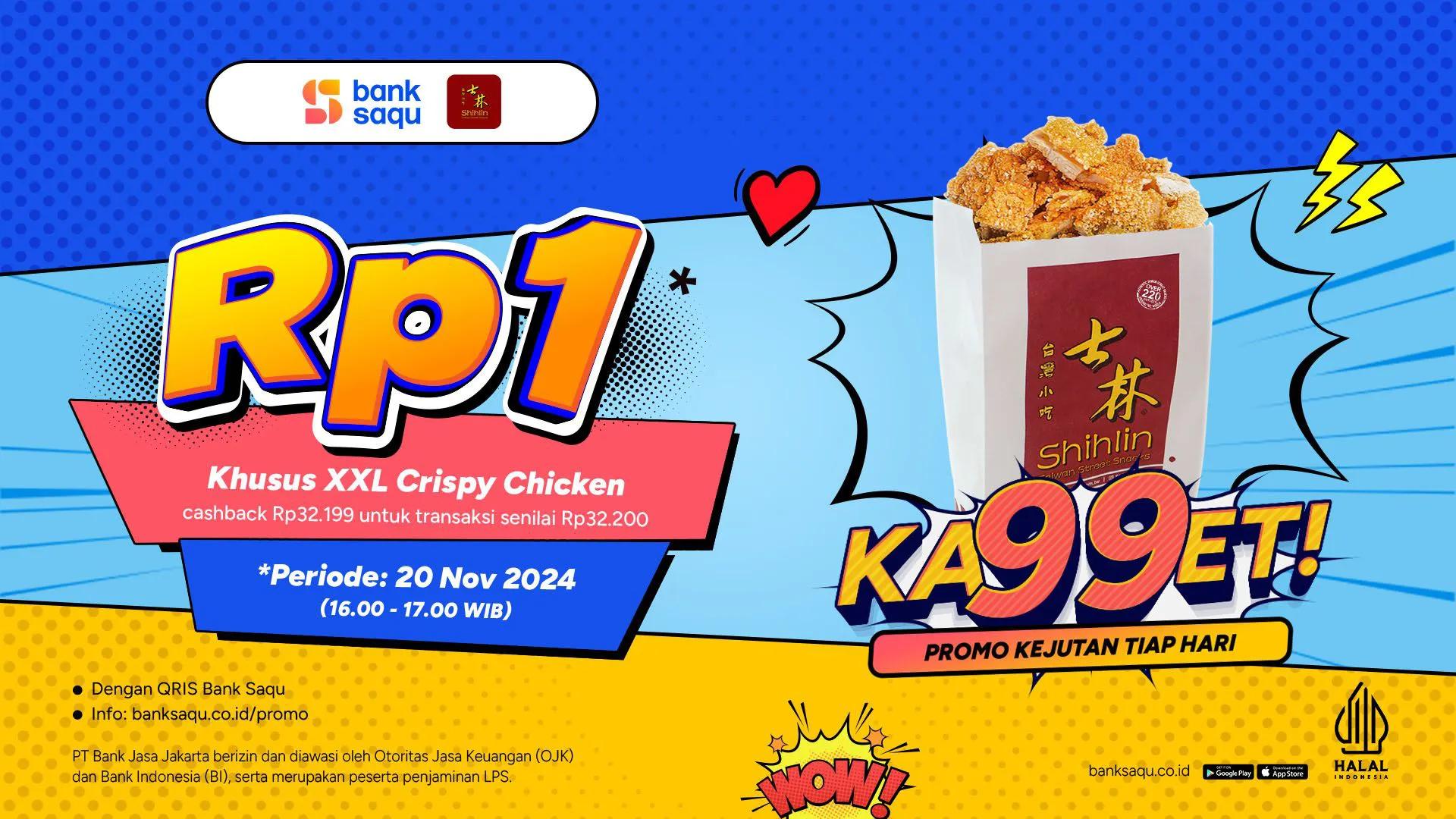 Promo Anniversary Bank Saqu x Shihlin