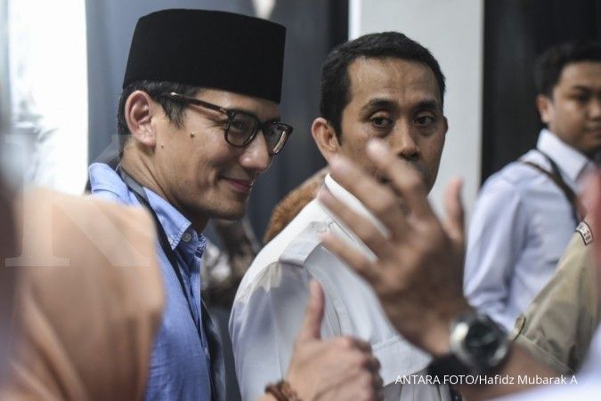 Temui Sutrisno Bachir, Sandiaga Uno perkenalkan partai emak-emak