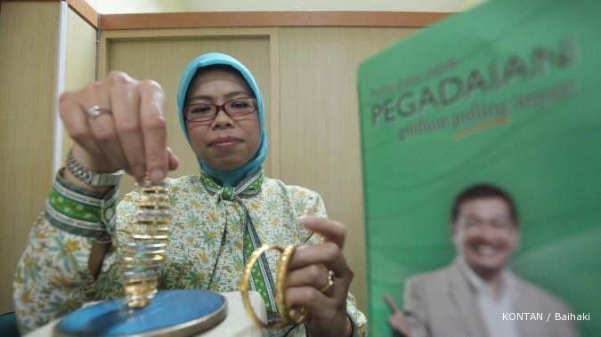 Pegadaian sudah jual 1 ton emas di semester I