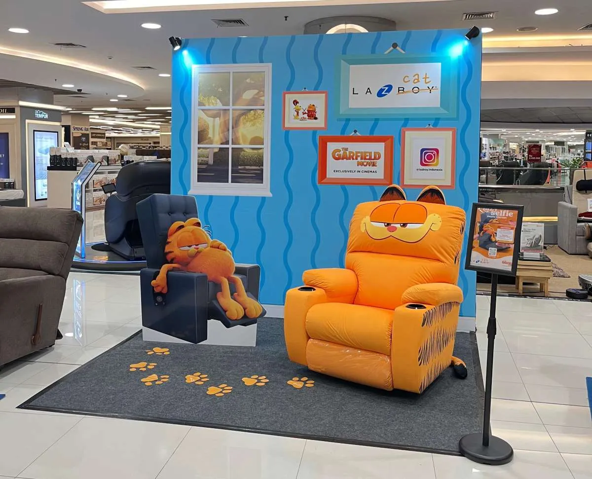 La-Z-Boy Pamer Cat-itude-nya lewat Kampanye Unik Rayakan Perilisan The Garfield Movie