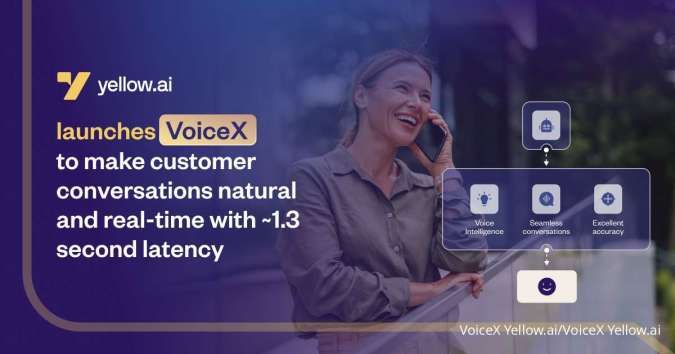 Fitur VoiceX dari Yellow.ai Bikin Kualitas Suara dengan AI Lebih Real Time