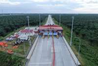 Nataru, Dua Ruas tol Kuala Tanjung–Tebing Tinggi–Parapat Dibuka Secara Fungsional