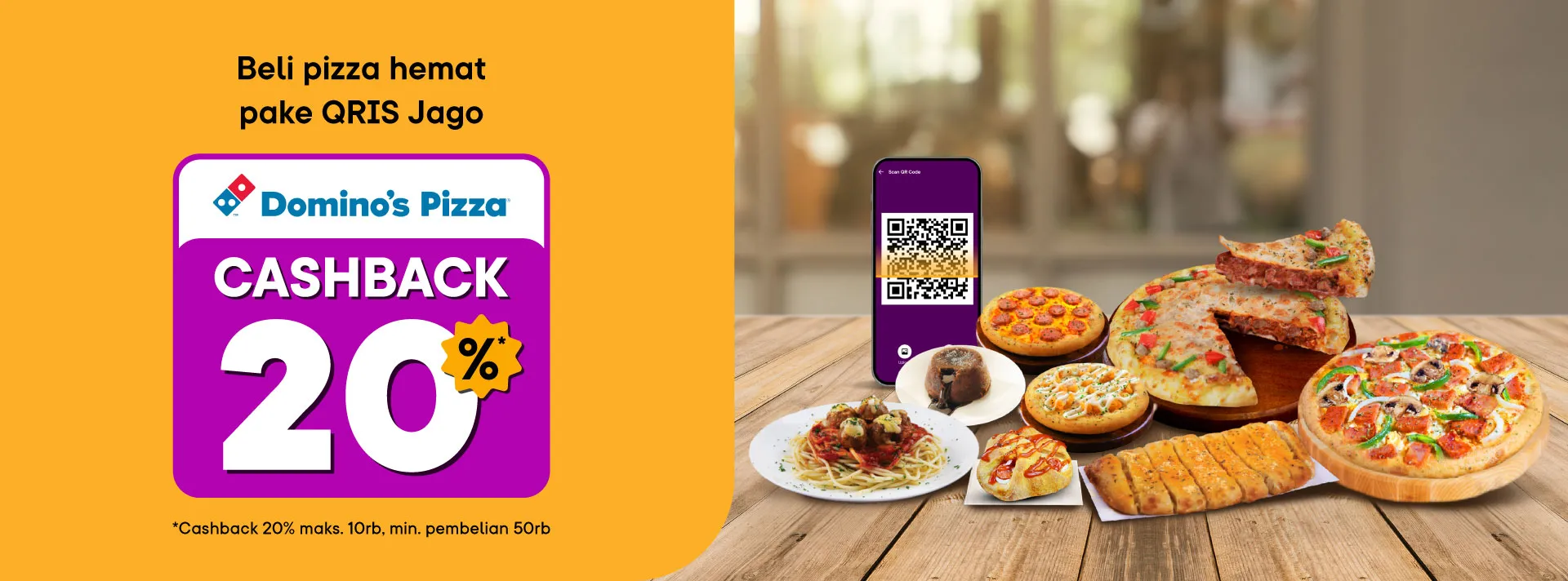 Promo Bank Jago di Dominos Pizza