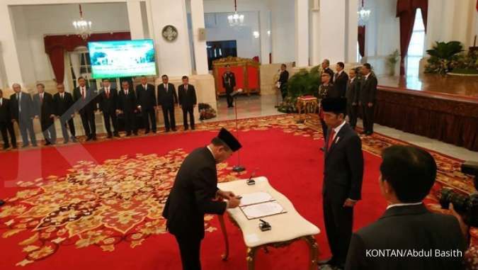 Presiden Jokowi lantik wakil KASAD jadi Kepala Badan Siber dan Sandi Negara 