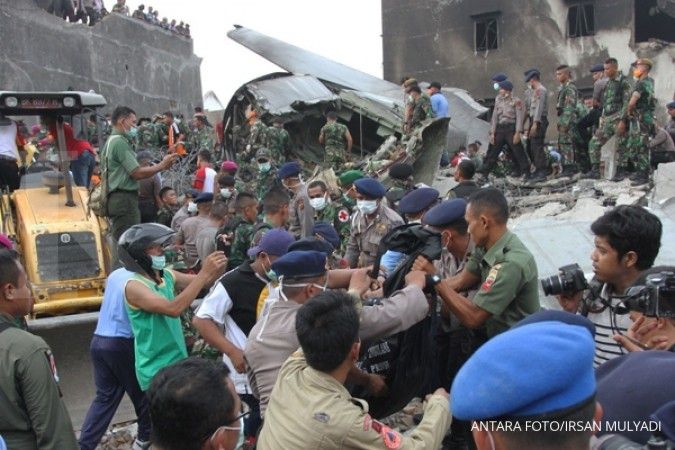 TNI AU koreksi, jumlah korban Hercules 122 orang