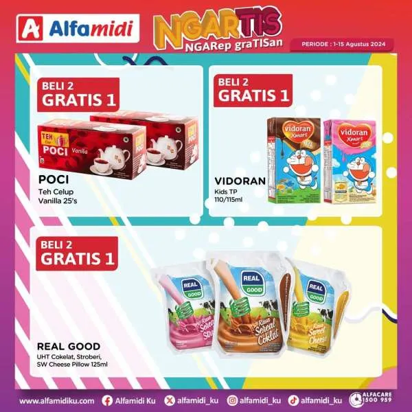 Promo Alfamidi Ngartis (Ngarep Gratisan) Periode 16-31 Januari 2024