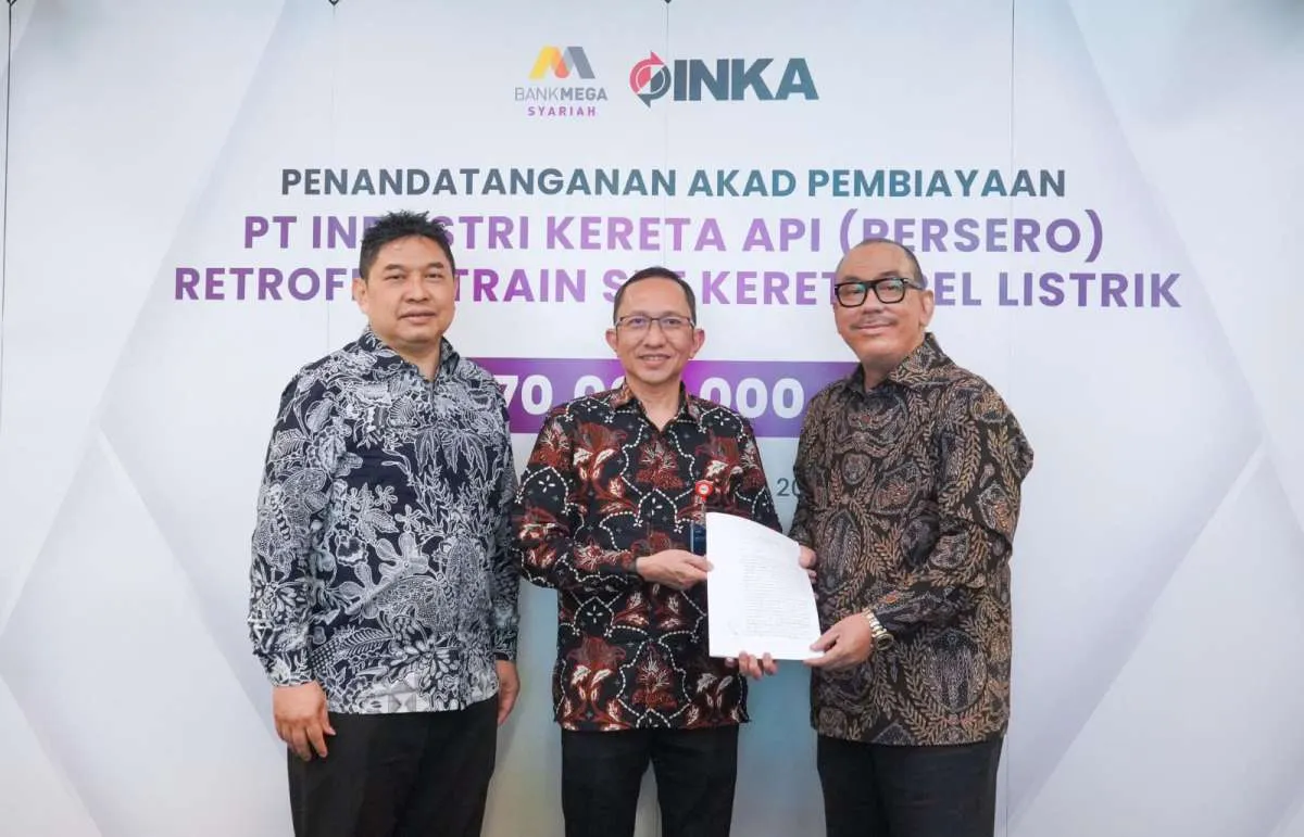 Bank Mega Syariah Salurkan Pembiayaan Terhadap Industri Kereta Api (INKA)
