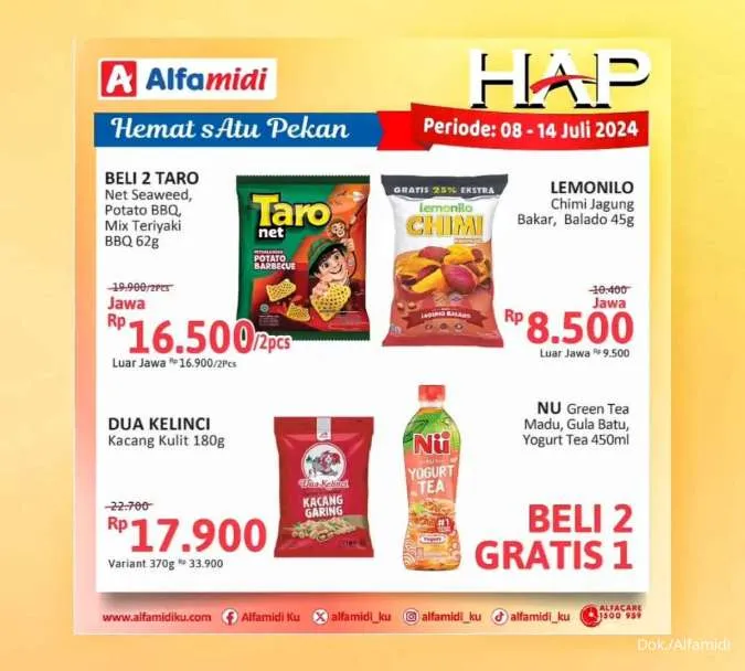 Promo Alfamidi Hemat Satu Pekan Periode 8-14 Juli 2024