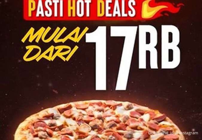 Promo Pizza Hut Delivery Hot Deals Mulai Rp 17.000, Banyak Pilihan Rasa