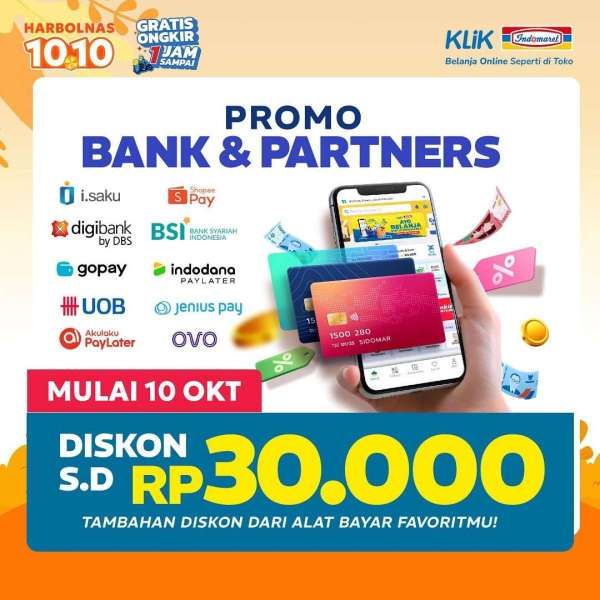 Promo 10.10 di Klik Indomaret 10 Oktober 2024