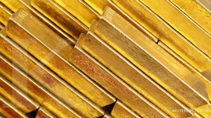 Emas ditransaksikan di level tertinggi 2 pekan