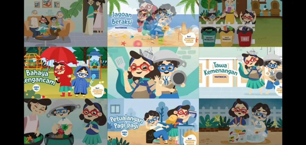 Danone Indonesia luncurkan buku dan video edukasi pengelolaan sampah sejak usia dini 