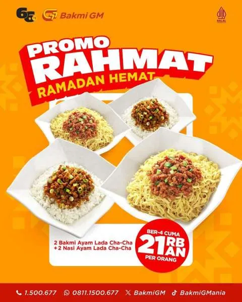 Promo Rahmat Bakmi GM