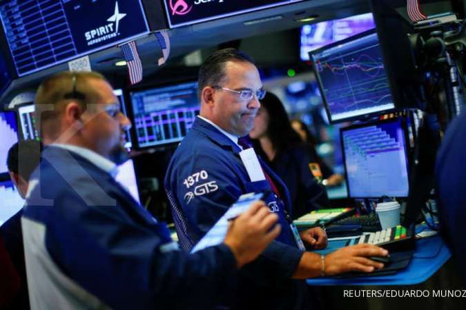 Wall Street melonjak setelah terombang-ambing sepekan ini
