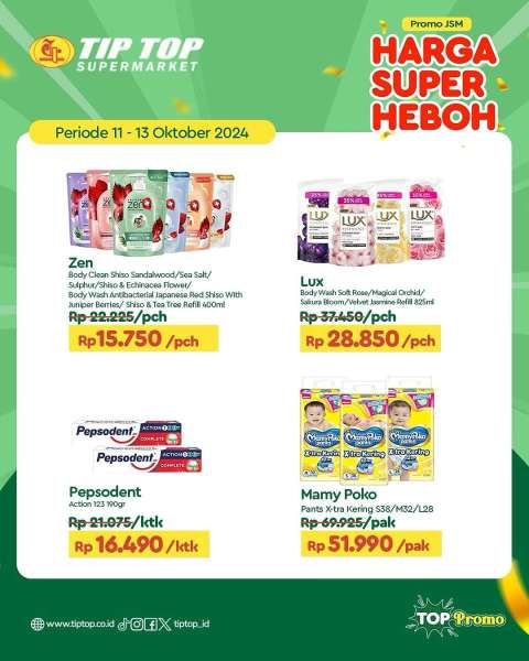 Promo JSM Tip Top Weekend 11-13 Oktober 2024