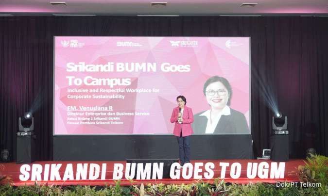 Dorong Kepemimpinan Perempuan, Telkom Hadiri Srikandi BUMN Goes to Campus
