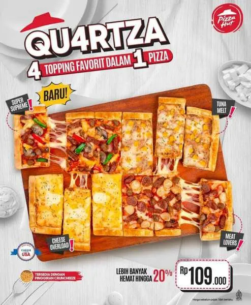 Promo Pizza Hut menu baru Quartza Pizza 