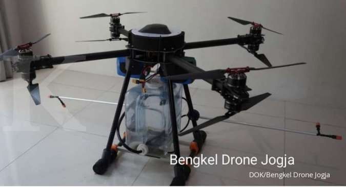 Pebisnis drone bebaskan biaya sewa drone untuk penyemprotan disinfektan
