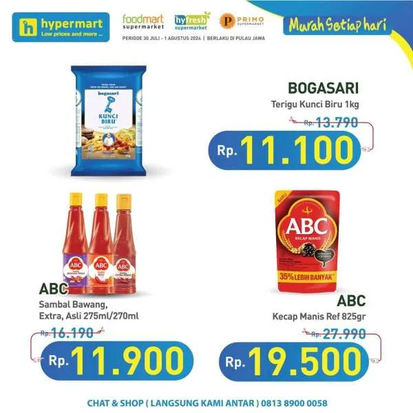 Promo Hypermart Hyper Diskon Weekday Periode 30 Juli-1 Agustus 2024