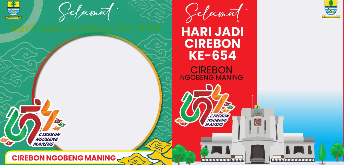 20 Twibbon Hari Jadi Cirebon 2023 ke 654 Tahun, Yuk Bagikan di Media Sosial