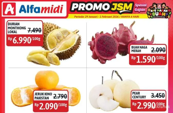 Katalog Promo JSM Alfamidi Spesial Gajian Periode 29 Januari-1 Februari 2026