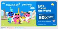 Sambut Libur Sekolah Traveloka Berkolaborasi dengan Pinkfong, Banyak Promo Menarik!