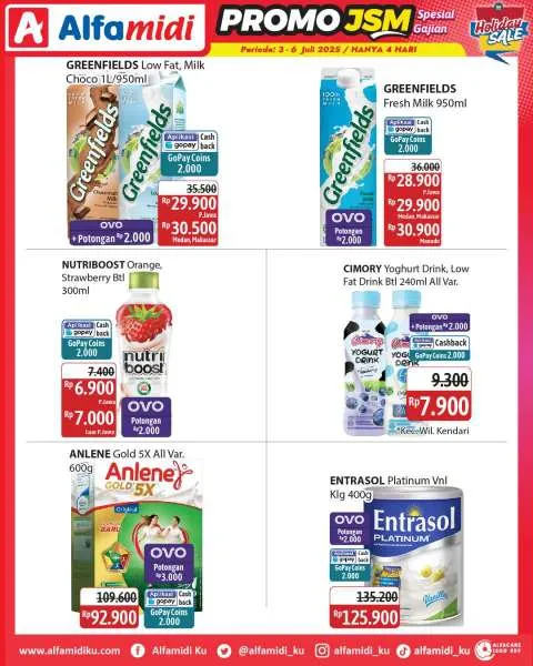 Promo JSM Alfamidi Hanya 4 Hari Periode 3-6 Juli 2025