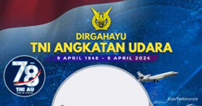 35 Twibbon HUT TNI AU 9 April 2024 Desain Keren yang Bisa Diunggah di Media Sosial!