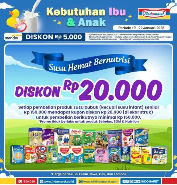 Promo Indomaret Super Hemat Periode 9-22 Januari 2025