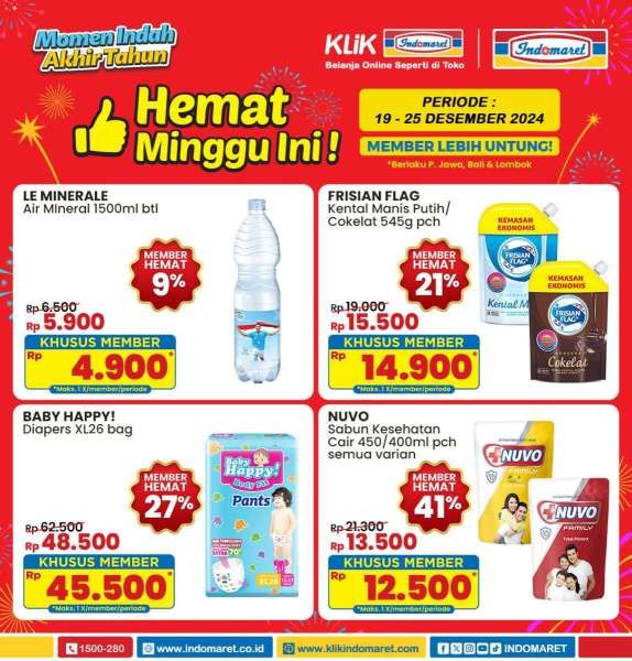 Promo Indomaret 19-25 Desember 2024 Hemat Minggu Ini