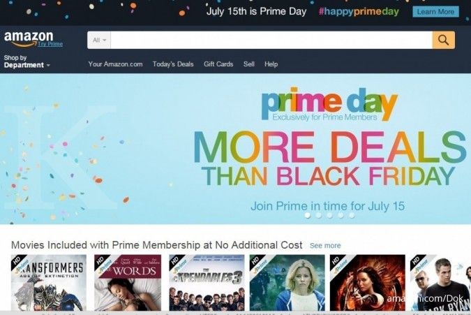 Amazon Prime genjot streaming di India demi kuasai Asia Selatan