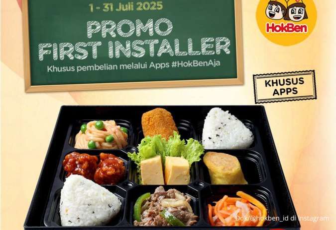 Promo HokBen Khusus di Aplikasi Bulan Juli 2025, Gratis Irodori 2 untuk Pengguna Baru