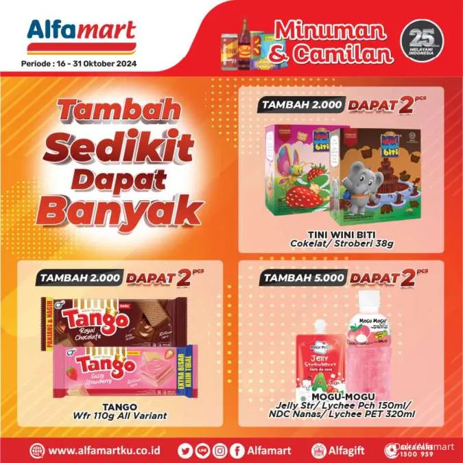 Promo Alfamart Snack Fair Periode 16-31 Oktober 2024