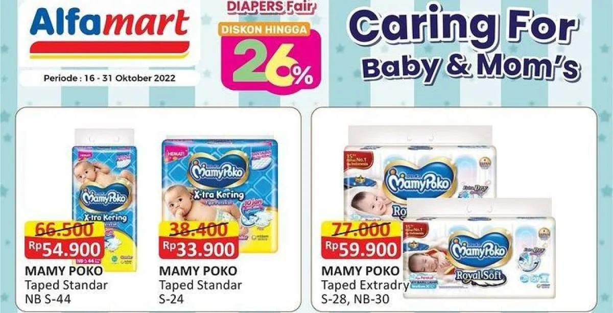 Promo Alfamart Hari Ini 26 Oktober 2022, Diskon untuk Produk Kebutuhan Bayi