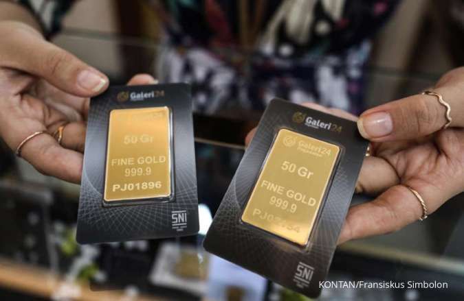 Harga Emas Hari ini Turun, Selisih dengan Buyback Masih Rp 115.000