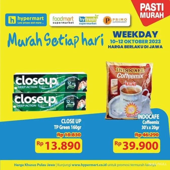 Promo Hypermart Hyper Diskon Weekday Terbaru 10-12 Oktober 2023