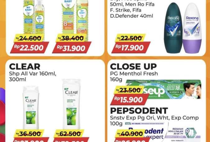 Promo Alfamart Paling Murah Sejagat 1-7 September 2025, Sampo Clear Diskon Rp 23.000