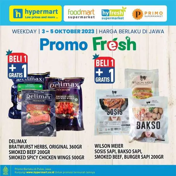 Promo Hypermart Hyper Diskon Weekday Periode 3-5 Oktober 2023