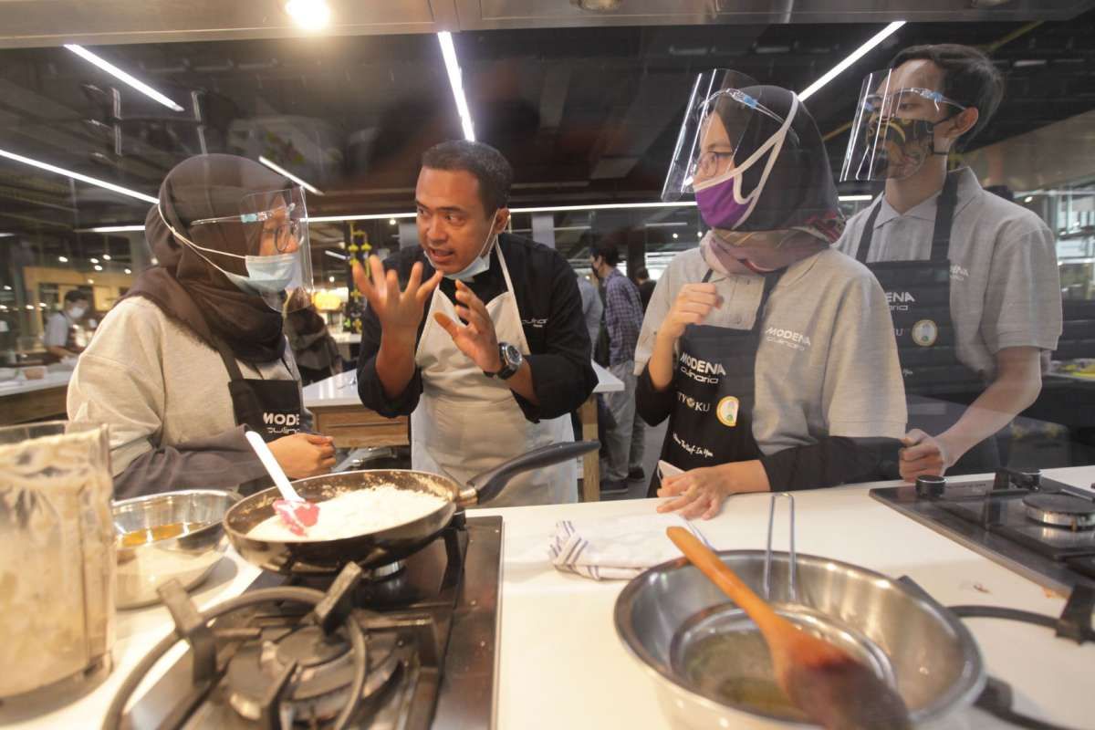 Pelatihan masak untuk penyandang disabilitas