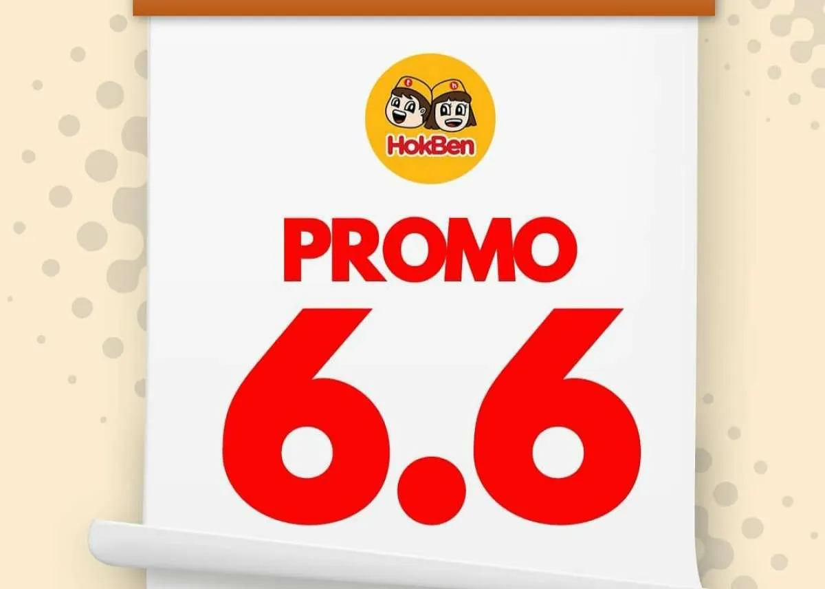 Promo 6.6 Hokben Edisi 6-8 Juni 2023, Beli 2 Menu Cuma Bayar Rp 66.000