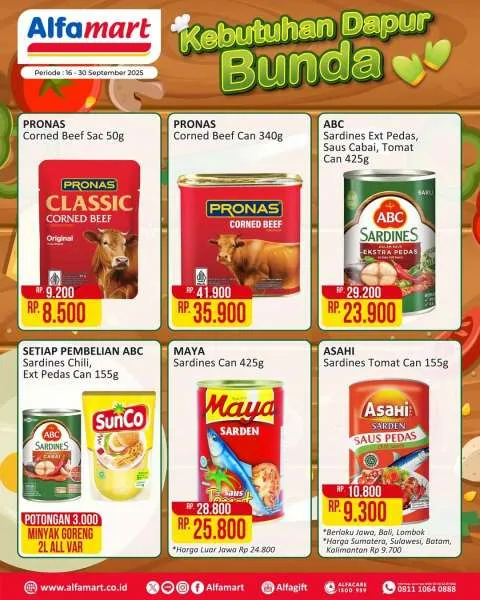 Promo Alfamart Kebutuhan Dapur Periode 16-30 September 2025