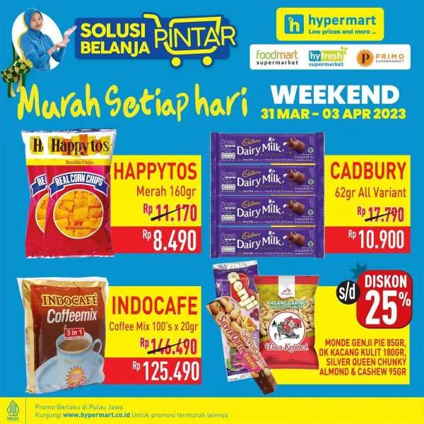 Promo Hypermart Hyper Diskon Weekend Periode 31 Maret-3 April 2023